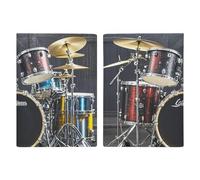 Cool Drum Set Passport Holder Personalized Passport Wallet for Women Men Travel Document Organizer Holder