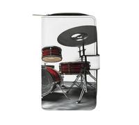 Cool Drum Set Wallet Multifunctional Leather Wallets for Men Compact Long Wallet Credit Card Holder Passport Bag