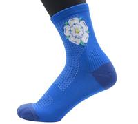 Cool-Dry TecWix Yorkshire Cycling Running Socks, Colourful Design, One Size Fits UK 4-11, 2-3 Day Delivery.
