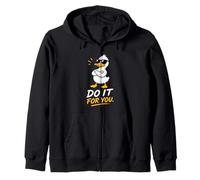 Cool Duck Do It For You Graphic Zip Hoodie