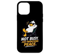 Cool Duck Not Busy Just Prioritizing Peace Case for iPhone 12 mini