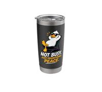 Cool Duck Not Busy Just Prioritizing Peace Stainless Steel Insulated Tumbler