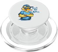 Cool Duck Sunglasses Cap - Duck the Haters Sassy Attitude PopSockets PopGrip for MagSafe