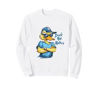 Cool Duck Sunglasses Cap - Duck the Haters Sassy Attitude Sweatshirt