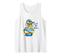 Cool Duck Sunglasses Cap - Duck The Haters Sassy Attitude Tank Top