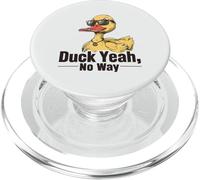 Cool Duck Sunglasses Duck Yeah No Way Funny Animal PopSockets PopGrip for MagSafe
