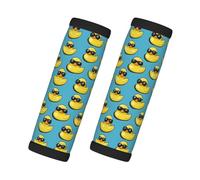 Cool Duck Sunglasses Print Luggage Handle Wraps for Suitcase, Soft Travel Luggage Handle Cover Tags Identifiers for Suitcases
