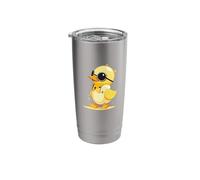Cool Duckie Sunglasses Duckling Funny Ducky Rubber Duck Stainless Steel Insulated Tumbler
