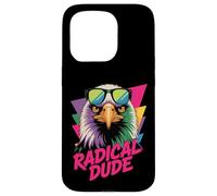 Cool Eagle Radical Dude Vintage Vaporwave Nostalgia Case for iPhone 15 Pro