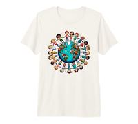Cool Earth Day 2026 Children Fight Climate Change Premium T-Shirt