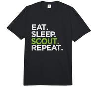 Cool Eat Sleep Scout Repeat Cub Love Scouting Leader Comfort Colors Adult Heavyweight T-Shirt