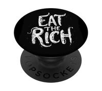 Cool Eat the Rich Statement Costume PopSockets Adhesive PopGrip