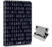 Cool Ebook Tablet Universal 9.7-11 Inch Case with Cities Drawings (Square)