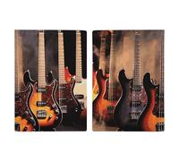 Cool Electric Guitar Passport Holder Passport Wallet PU Leather Passports Protective Cover Slim Travel Accessories