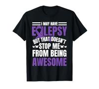 Cool Epilepsy Art For Men Women Support Epilepsy Awareness T-Shirt