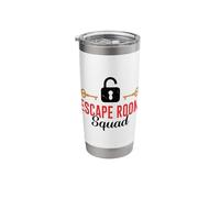 Cool Escape Room Game Design for Escape Room Squad Stainless Steel Insulated Tumbler