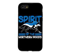 Cool Estonian Wolf Costume in Estonia Colors Case for iPhone SE (2020) / 7/8