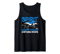 Cool Estonian Wolf Costume in Estonia Colors Tank Top
