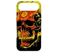 Cool Evil Screaming Skull On Fire and Burning Red Hot Flames Case for iPhone Air