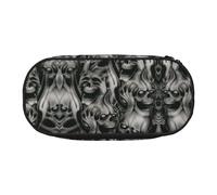 Cool Evil Skull Fashion Pencil Case-The Necessary Storage Space for Pens, Pencils and Stationery