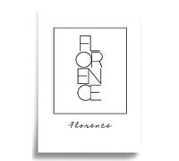 Cool Factory | A3 City Poster | 250 Grit Paper | Photo for Living Room and Bedroom | Large Selection of Designs | Minimalist Poster | Perfect Gift Idea, Black & White