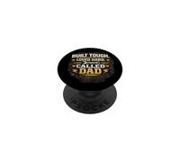 Cool Father’s Day Present, Tough Style Dad, Funny Dad Art PopSockets Adhesive PopGrip