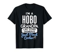 Cool Fathers Day T-Shirt Hobo Grandpa T-Shirt