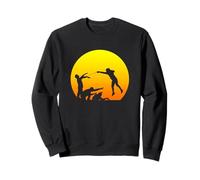 Cool Fencer Fighting Zombies Funny Fencing Halloween Special Sweatshirt