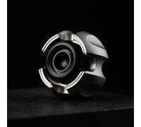 Cool Fidget Spinner Toy Metal for Adults Small Finger Hand Spinner, Fingertip & Rings Roller 2in1 Edc Toy Fidget for Working Studying Waiting Breaks, Gift and Festival Party Favor (Titanium Alloy)