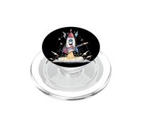 Cool Firework Rocket Costume with Electric Guitar PopSockets PopGrip for MagSafe