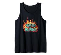 Cool Flames Costume with Watch it Burns Statement Tank Top