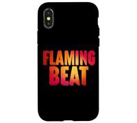 Cool Flaming Beat Statement Costume Case for iPhone X/XS