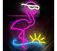 Cool Flamingo Metal Neon Sign, Neon Wall Art, Neon Light Sign, Custom Neon Sign, Neon Sign Bedroom, Lineart Neon Sign, Housewarming Gifts