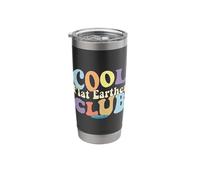 Cool Flat Earther Club Conspiracy Theory Earth is Flat Stainless Steel Insulated Tumbler