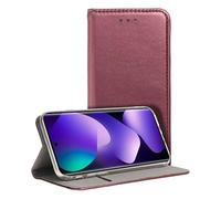 Cool Flip Cover Case for Xiaomi Redmi Note 15 5G / Poco M8 5G Plain Burgundy