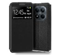 Cool Flip Cover Case for Xiaomi Redmi Note 15 Pro Plus 5G / Poco M8 Pro Smooth Black