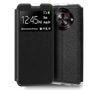 Cool Flip Cover for ZTE Blade A75 5G Smooth Black