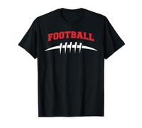 Cool Football Stitch Lines Player Fall Season Game Touchdown T-Shirt