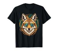 Cool Forest Fox with Sunglasses Summer Vibes T-Shirt