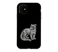 Cool Fossa Wearing Sunglasses Madagascar Drawing Art Case for iPhone 11
