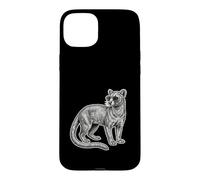 Cool Fossa Wearing Sunglasses Madagascar Drawing Art Case for iPhone 15 Plus