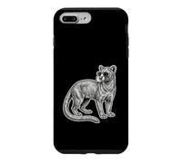 Cool Fossa Wearing Sunglasses Madagascar Drawing Art Case for iPhone 7 Plus/8 Plus