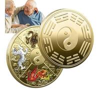 Cool - Four Great Divine Beasts Tai Chi , Ancient I Ching | Metal Tai Chi Commemorative , , Fortune Scratch Tool For Lottery Tickets, Inspired , Tradit