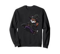 Cool Fox in Witch Costume Sweatshirt