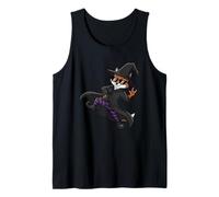 Cool Fox in Witch Costume Tank Top