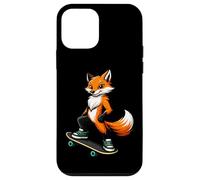 Cool Fox Skateboard Cartoon Graphic Case for iPhone 12 mini