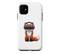 Cool Fox VR Gamer Design with Headset Case for iPhone 11