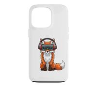 Cool Fox VR Gamer Design with Headset Case for iPhone 13 Pro