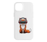 Cool Fox VR Gamer Design with Headset Case for iPhone 14 Plus