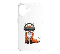 Cool Fox VR Gamer Design with Headset Case for iPhone 16